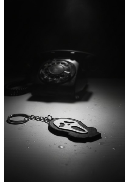 Çığlık Film Scream Maske Ghostface Anahtarlık Çanta Charm | Korku Filmi Hayranları Için Özel Tasarım modelleri