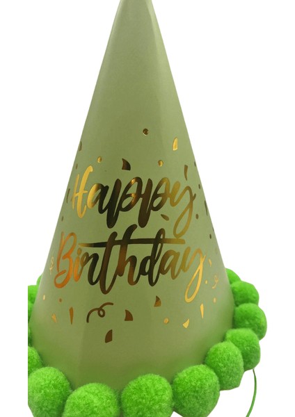 Şapka Ponponlu Varaklı Fıstık YEŞ.25CM Hapçbirt fiyatları