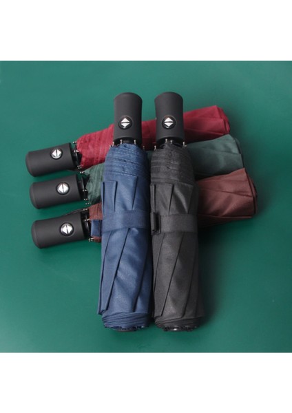 Tam Otomatik Mavi Erkek Şemsiye, Rüzgara Dayanıklı ve 8 Tel ile Güçlü Koruma indirimleri