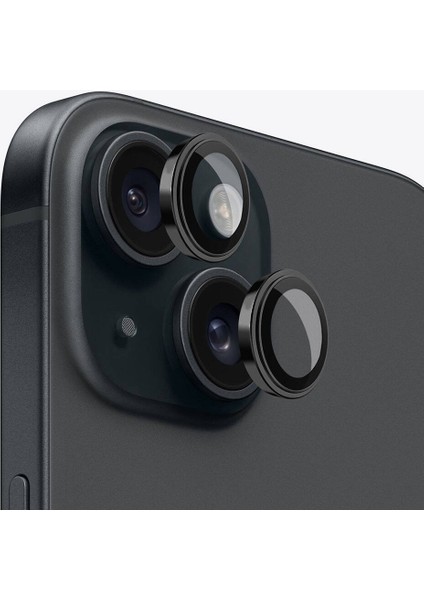 Apple iPhone 16 Plus - 16 Metal Çerçeveli Kamera Koruma Lensi