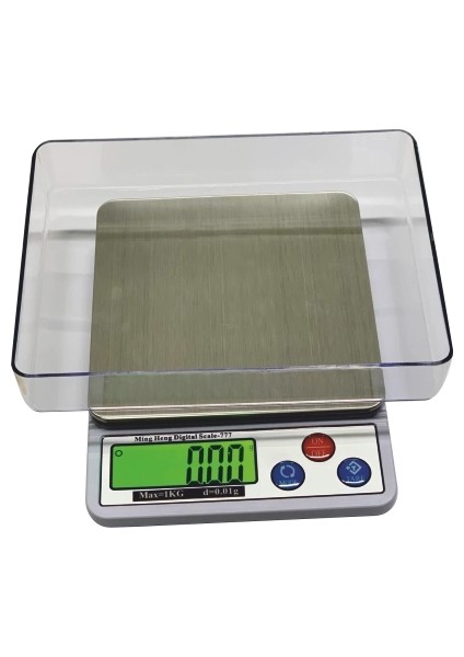 Diamond Dijital Göstergeli Profesyonel Hassas Terazi MH-777 (1 Kg-0.01)