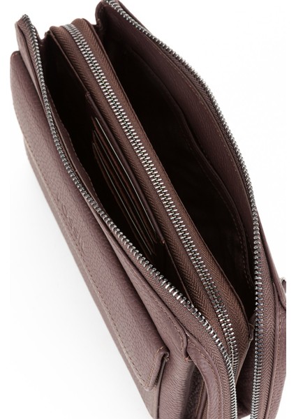 %100 Hakiki Deri Özel Tasarım El Çantası Portföy Traş Çantası