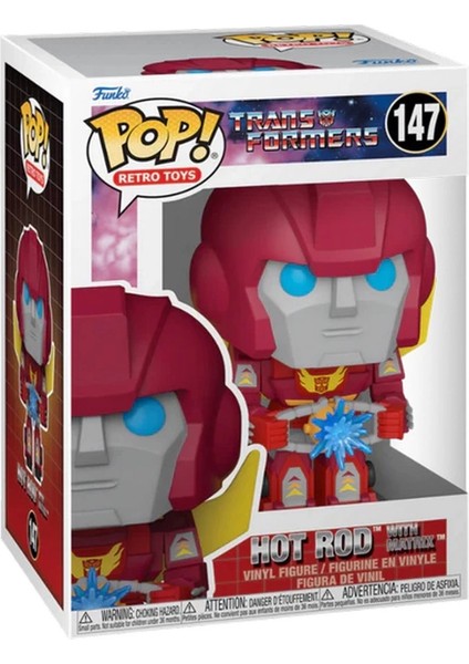 Funko Pop Transformers: Hot Rod W/matrix modelleri