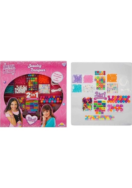 Hobi Set 2in1 Boncuk Takı Tasarım Harfli