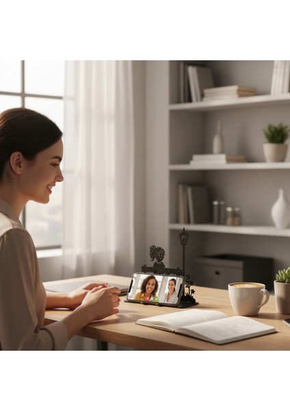 Rustik Metal Siluet Dekor – Bankta Kız ve Kedi Tasarımı, Retro Ev Aksesuarı modelleri