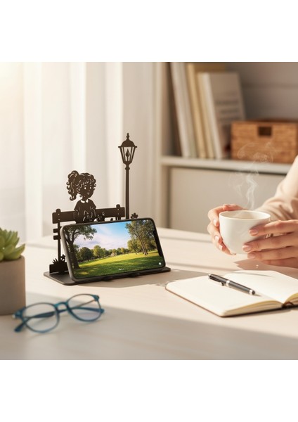 Rustik Metal Siluet Dekor – Bankta Kız ve Kedi Tasarımı, Retro Ev Aksesuarı fırsatları