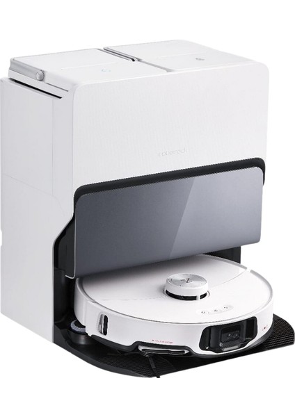 Ultra Beyaz Çöp Istasyonlu Akıllı Robot S8 Maxv Süpürge+Anker Bluetooth Hoparlör
