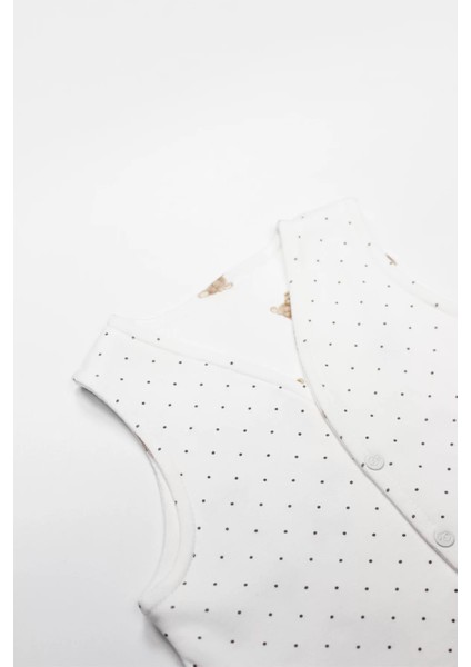 Bistyle I Am So Bear Çift Taraflı Bebe Yelek 18103 Bej Ekru fiyatları