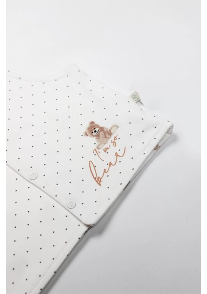 Bistyle I Am So Bear Çift Taraflı Bebe Yelek 18103 Bej Ekru modelleri