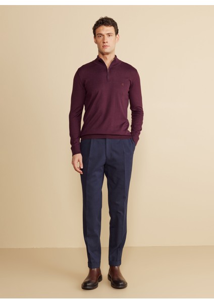 Bato Yaka Standart Bordo Erkek Kazak BBFW24MKL026 modelleri