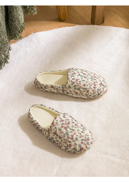 Çiçek Desenli Kadın Ev Terliği (W5) fiyatları