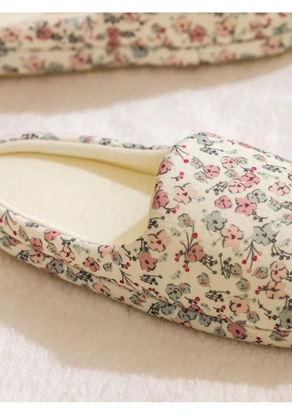 Çiçek Desenli Kadın Ev Terliği (W5) modelleri