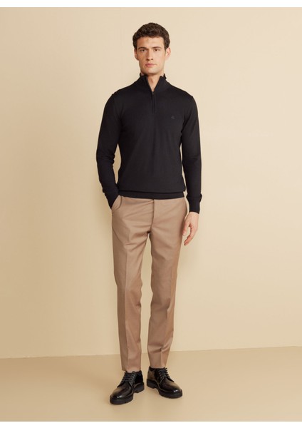 Bato Yaka Standart Siyah Erkek Kazak BBFW25MKL028 modelleri