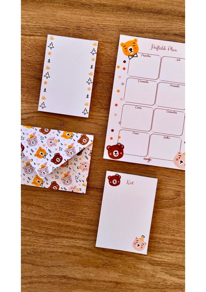 Planlayıcı Set Desenli 50 Yp. + Zarf fiyatları