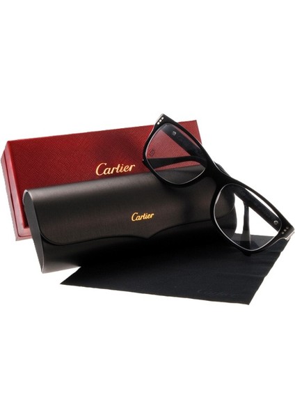 Cartıer Prımere Chet Black Hand Made Siyah Unısex Gözlük T8100895