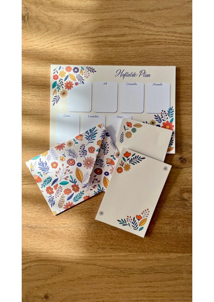 Planlayıcı Set Desenli 50 Yp. + Zarf fiyatları