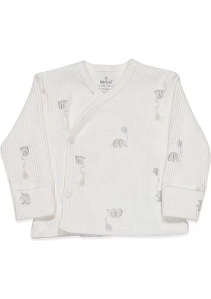 Bistyle Flying Elephant 3'lü Zıbın Takım 13111 Ekru Gri fiyatları