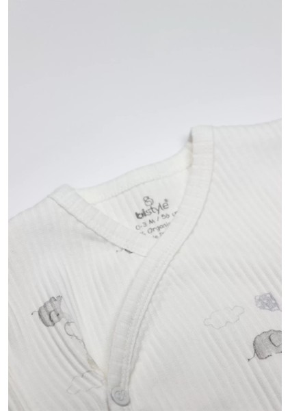 Bistyle Flying Elephant 3'lü Zıbın Takım 13111 Ekru Gri modelleri