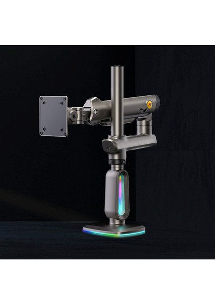 North Bayou G80 F7-Gaming, 2-20 kg Uyumlu, 27INCH-60INCH Aralığında Büyük Ekranlar Için Rgb Aydınlatmalı Profesyonel Ergonomik Oyuncu Monitör Standı ve Iş Monitör Standı modelleri