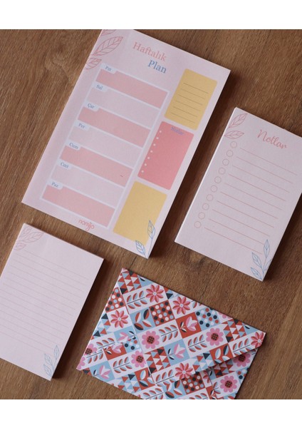 Planlayıcı Set Desenli 50 Yp. + Zarf fiyatları