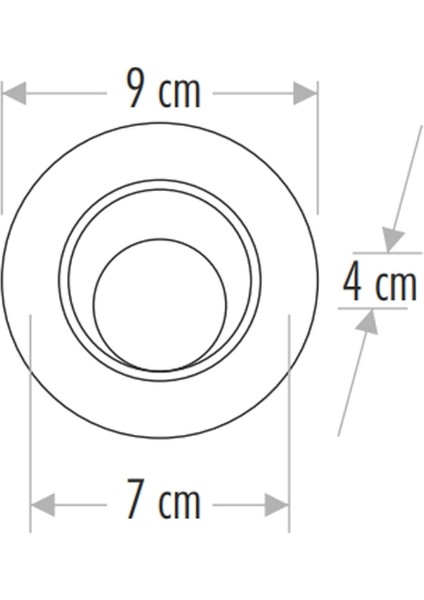 Cata Ct 5204 LED Spot 7W 6400K Beyaz Işık fiyatları