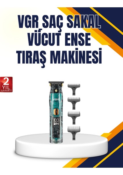 Vgr V-695 Profesyonel Tıraş Makinesi Seramik Bıçaklı Turbo Güçlü Motor