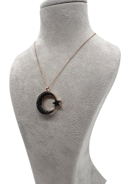 Gümüş Ayyıldızlı Kolye