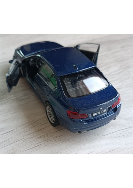 Bmw 535I Diecast Oyuncak Metal Araba Çek Bırak 1:32 Mavi 535 I Otomobil fiyatları