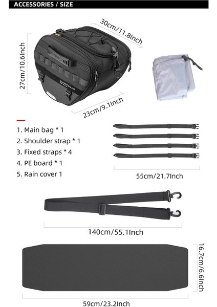 MTR5001 Scooterbag – Şehir Içi Sürüşlerin Yeni Konforu fırsatları