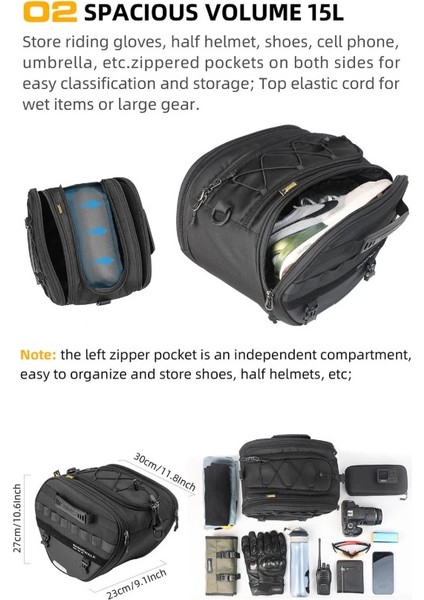 MTR5001 Scooterbag – Şehir Içi Sürüşlerin Yeni Konforu