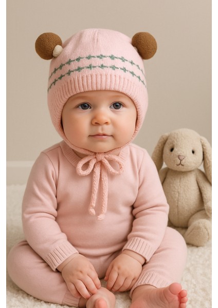 Dış Kısmı Örgü Iç Kısmı %100 Pamuk Bebek Bere fiyatları