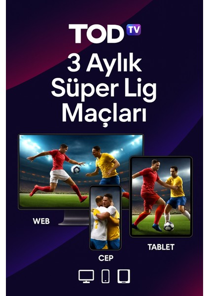 Tv Süper Lig Maçları Web/cep/tablet modelleri
