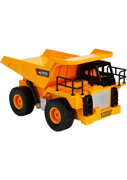 oyuncak 1:24 Işıklı USB Şarjlı Uzaktan Kumandalı Damperli Kamyon modelleri