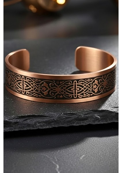 Erkek Kadın Bakır Bileklik Felak, Nas, Celcelutiye ve Hz. Süleyman Mühürlü Koruyucu Dualı Model fırsatları