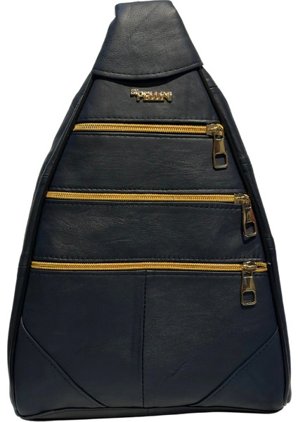 Kadın Hakiki Deri Maymun Model Sırt Çantası Lacivert fiyatları