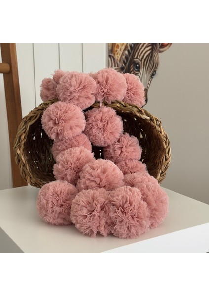 Gül Kurusu Sıralı Ponpon Mini Ponpon fiyatları