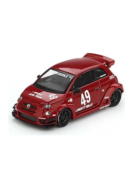 Mini Gt 1/64 Lb-Works x Abas Works Abarth 595 Red modelleri