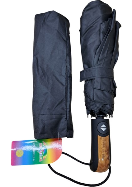 8 Telli Tam Otomatik Siyah Şemsiye, Dayanıklı ve Kullanışlı Tasarım fiyatları