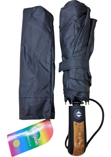 8 Telli Tam Otomatik Siyah Şemsiye, Dayanıklı ve Kullanışlı Tasarım modelleri