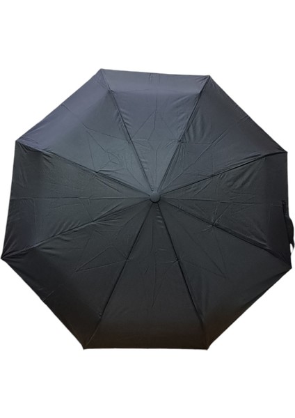 8 Telli Tam Otomatik Siyah Şemsiye, Dayanıklı ve Kullanışlı Tasarım indirimleri