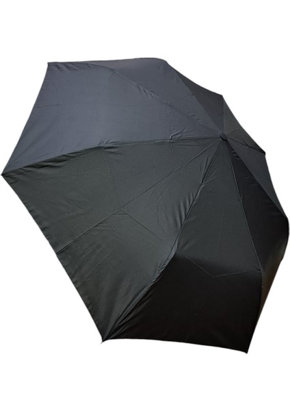 8 Telli Tam Otomatik Siyah Şemsiye, Dayanıklı ve Kullanışlı Tasarım
