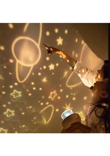 Dönen ve Renkli Star Master Projeksiyon Gece Lambası fırsatları