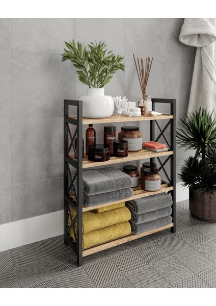 Dekoratif Banyo Rafı Peçete Havlu Aksesuar