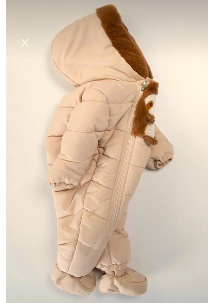 Sevimli Tembel Hayvan Figürlü Tak-Çıkar Patikli-Eldivenli Welsoft Kürklü Astronot-Kozmonot Tulum modelleri