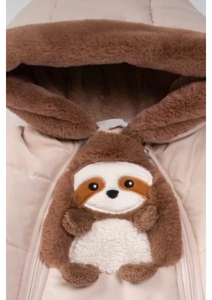 Sevimli Tembel Hayvan Figürlü Tak-Çıkar Patikli-Eldivenli Welsoft Kürklü Astronot-Kozmonot Tulum indirimleri