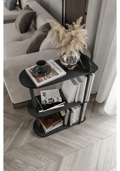 Dekoratif Yan Sehpa Siyah fiyatları