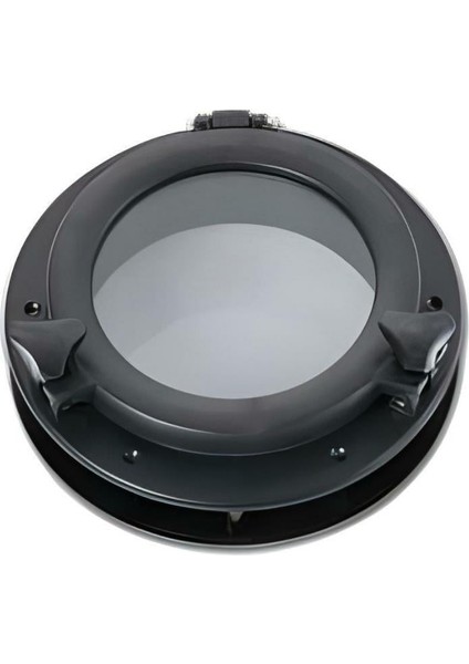 Lumboz Plastik Yuvarlak Çap 26,5cm Içten Montaj - Siyah