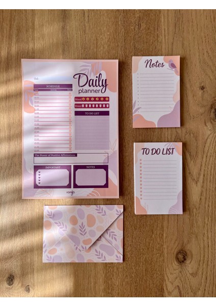 Günlük Planlayıcı Set + Zarf