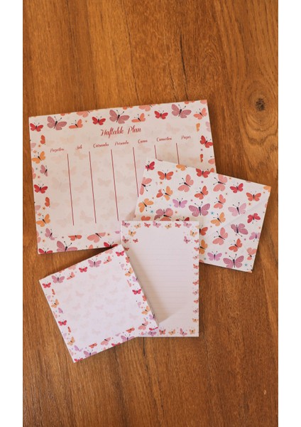 Planlayıcı Set Desenli 50 Yp. + Zarf modelleri