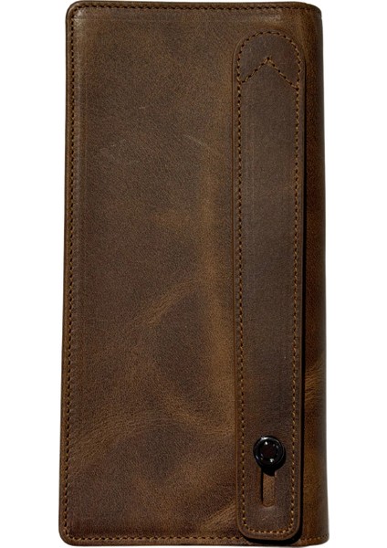 Erkek Hakiki Deri El Çantası Kahverengi modelleri